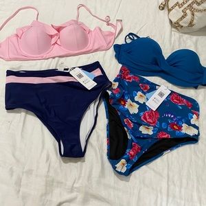 2 bikinis nuevos cupshe $12 tapa las estrías